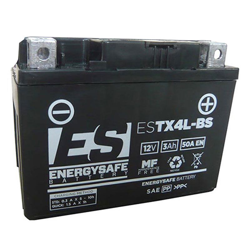 Image of Batterie EnergySafe YTX4L-BS (FA) ferme Type Acide Sans entretien/prête à l'emploi
