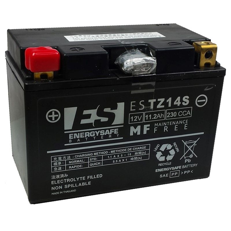 Image of Batterie EnergySafe YTZ14S ferme Type Acide Sans entretien