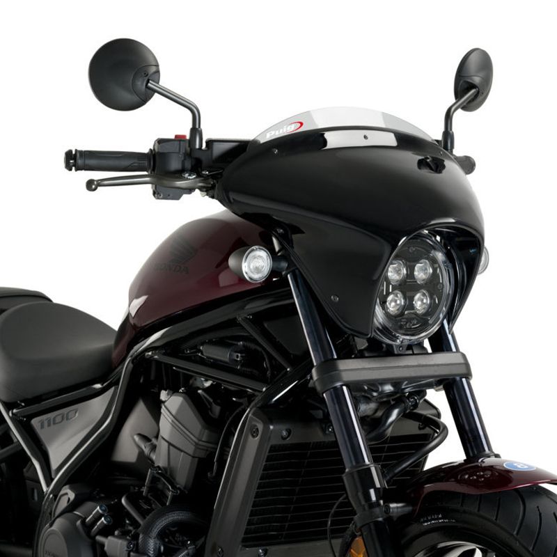 Tête de fourche Puig BATWING SML SPORT NOIR BRILLANT