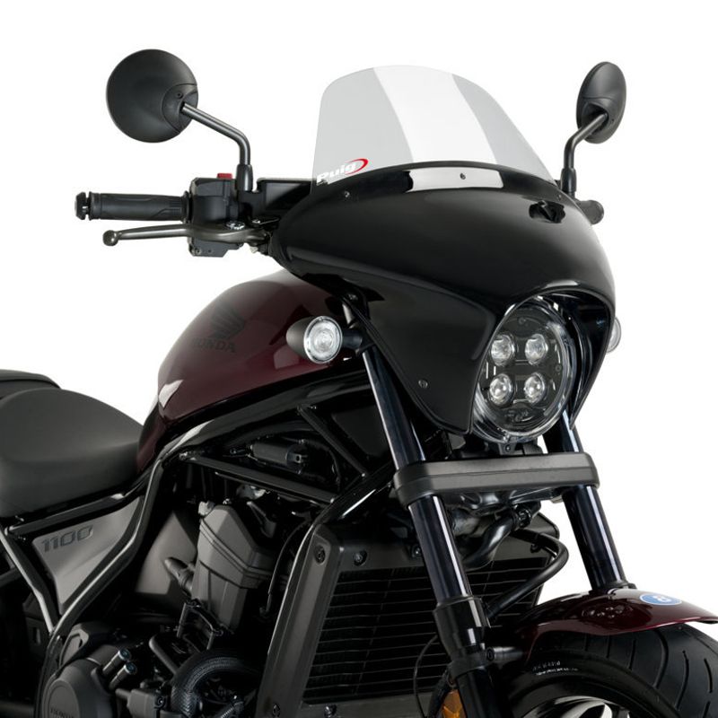 Tête de fourche Puig BATWING SML TOURING NOIR MAT