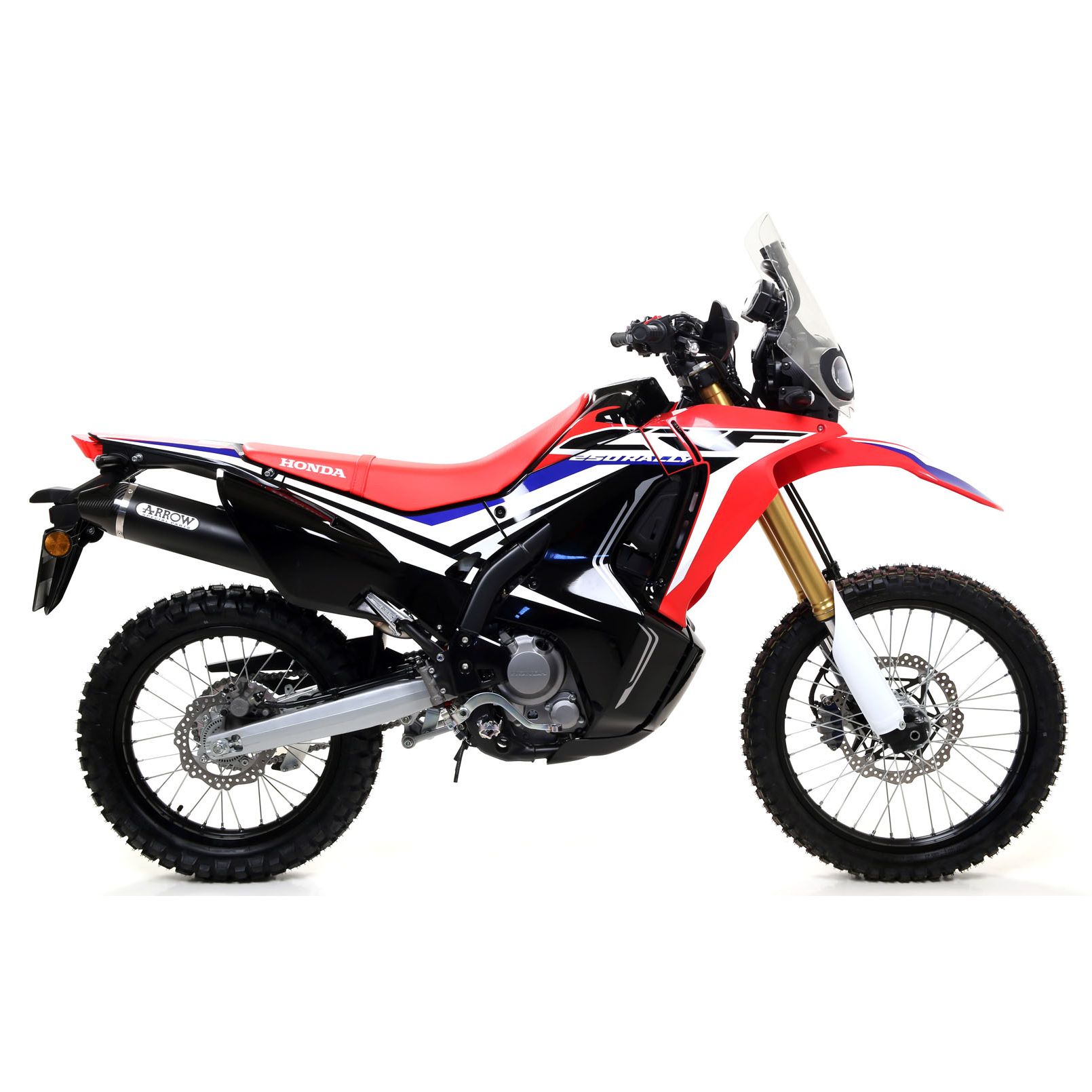 Silencieux Arrow Thunder Alu Dark embout carbone