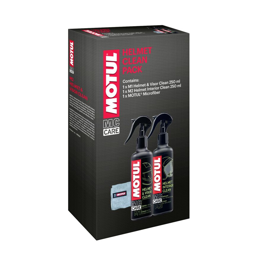 Nettoyant casque Motul HELMET CLEAN PACK MC CARE M1+M2