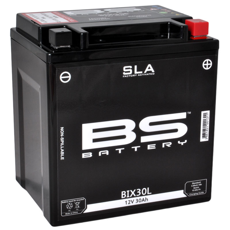 Batterie BS Battery SLA YIX30L-BS/BIX30L ferme Type Acide Sans entretien/prête à l'emploi