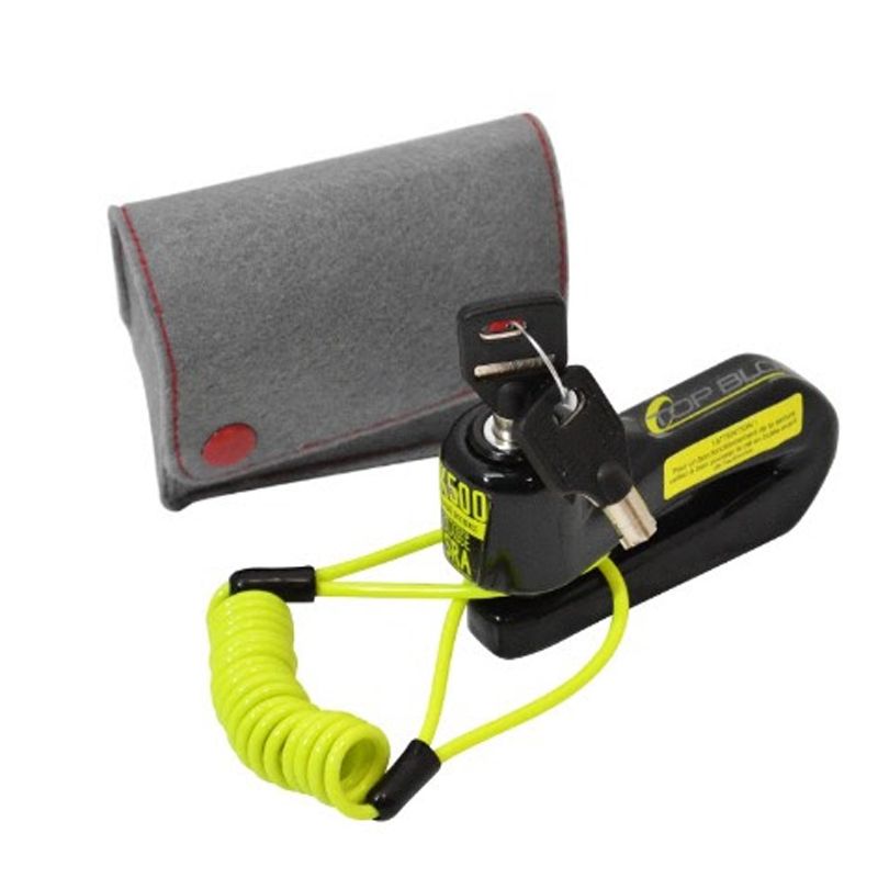 Antivol Top Block BLOQUE DISQUE DK500 SRA AVEC SACOCHE ET CORDON