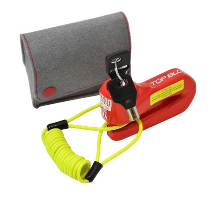 Antivol Top Block BLOQUE DISQUE DK500 SRA AVEC SACOCHE ET CORDON