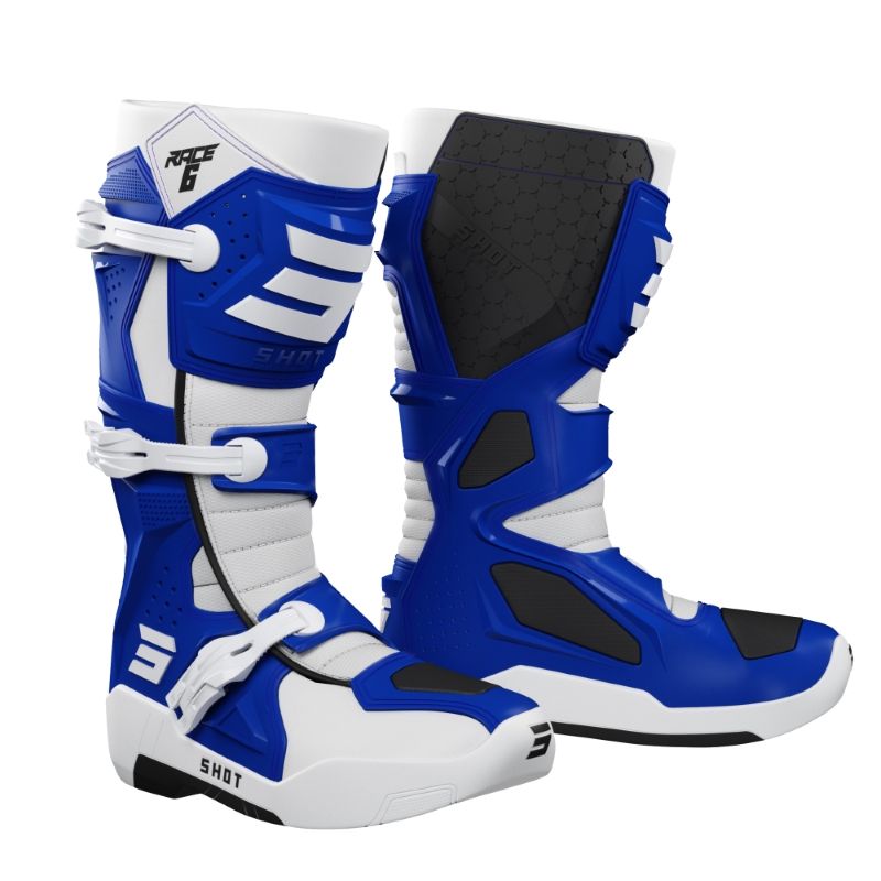 Image of Bottes cross Shot RACE 6 - BLUE 2022