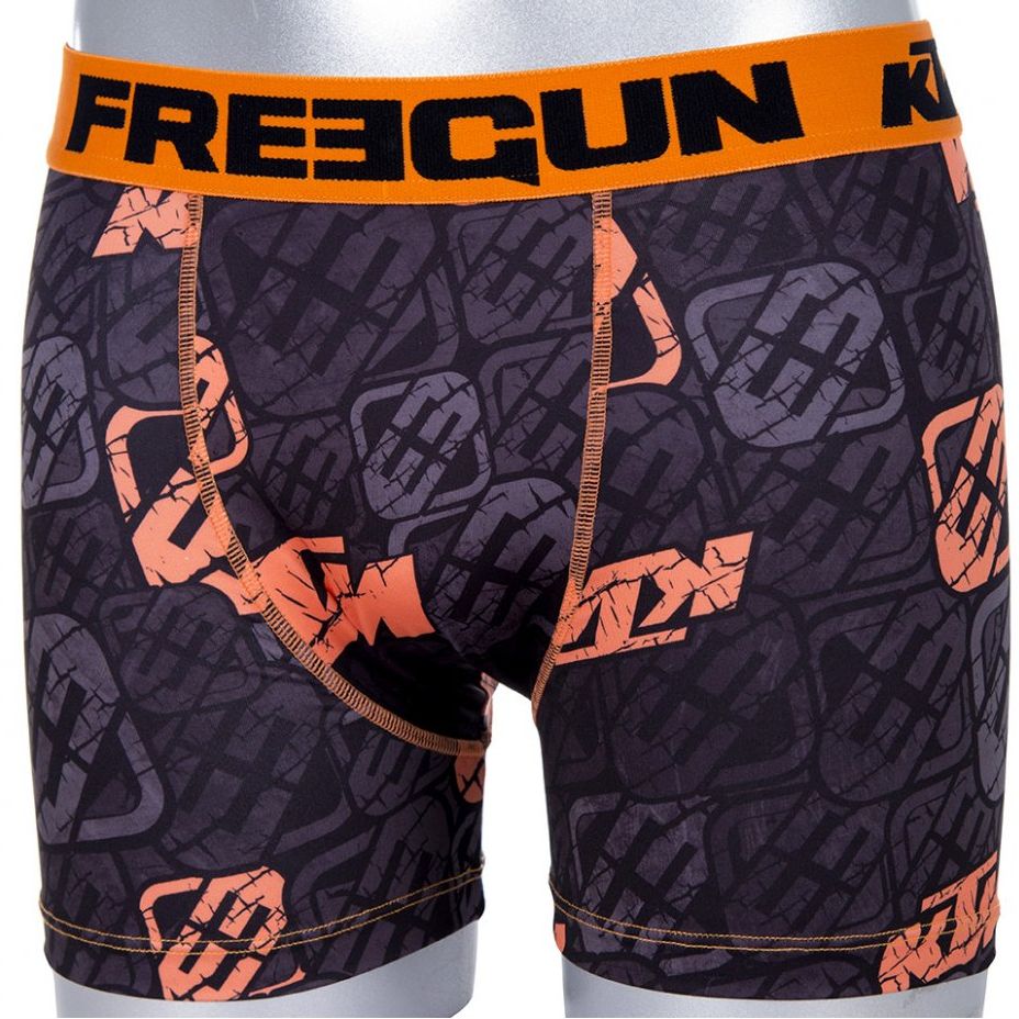 Boxer Noir/Rouge Garçon Freegun Capsule | Déstockage Freegun