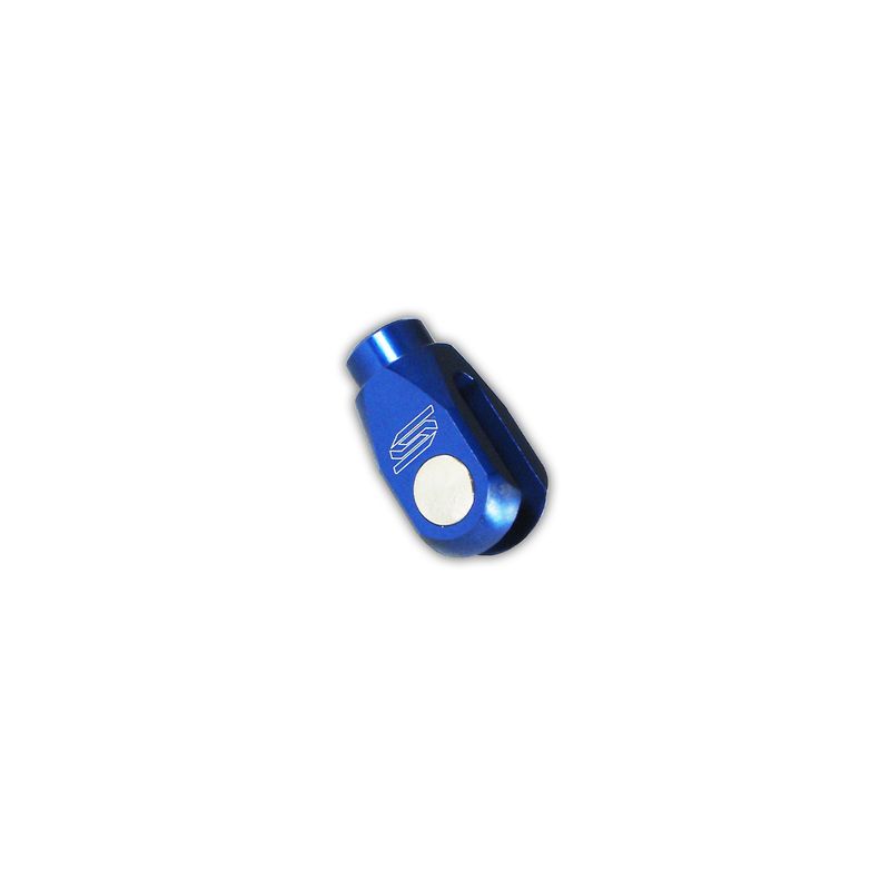 Image of Chape de frein arrière Scar Arrière anodisé bleu