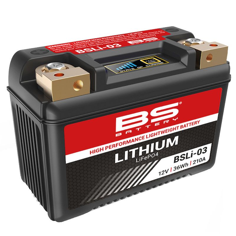 Image of Batterie BS Battery Lithium Ion BSLi-03 (YTX9-BS- YTX7A-BS-YT9B-BS)
