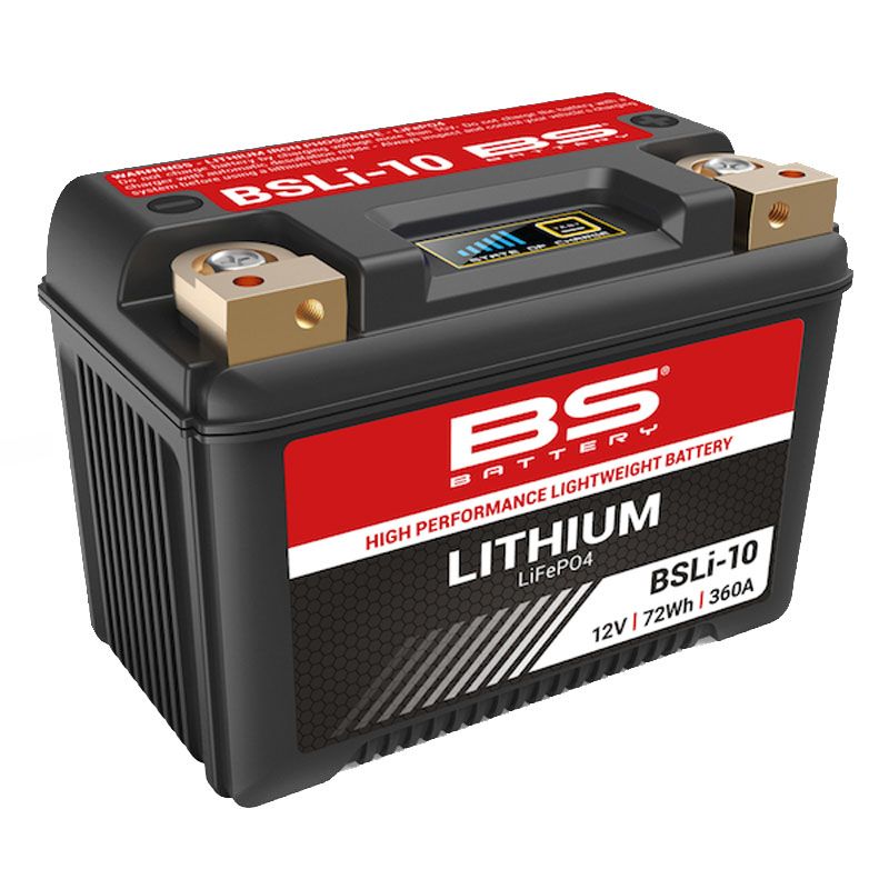 Image of Batterie BS Battery Lithium Ion BSLi-10 (YTX20L-BS/YTX20HL-BS/YTX24HL-BS)