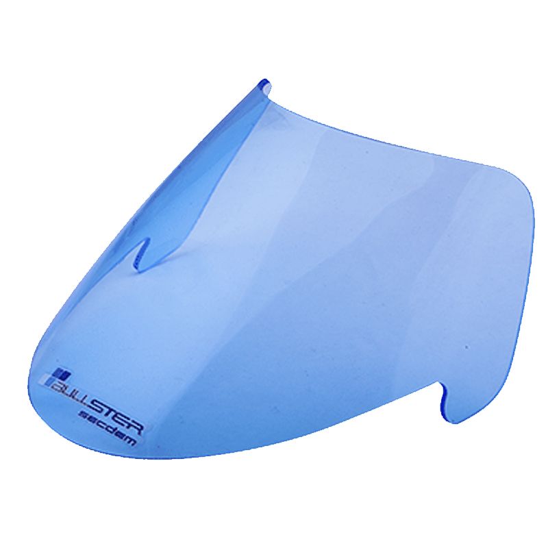 Pare brise Bullster Haute protection bleu fluo 37.5 cm