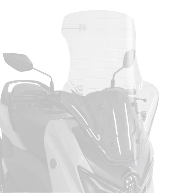 Pare brise Ermax haute protection (68cm + protections de mains)