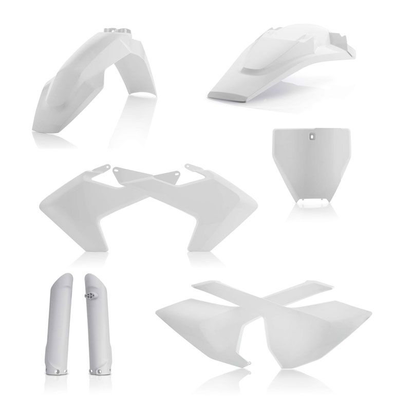 Kit plastiques Acerbis FULL KIT BLANC