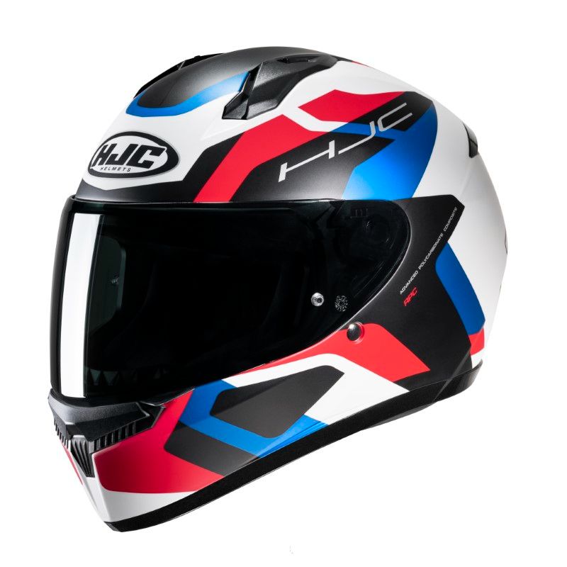 HJC Casque intégral HJC C10 - TINS — noir, rouge et blanc