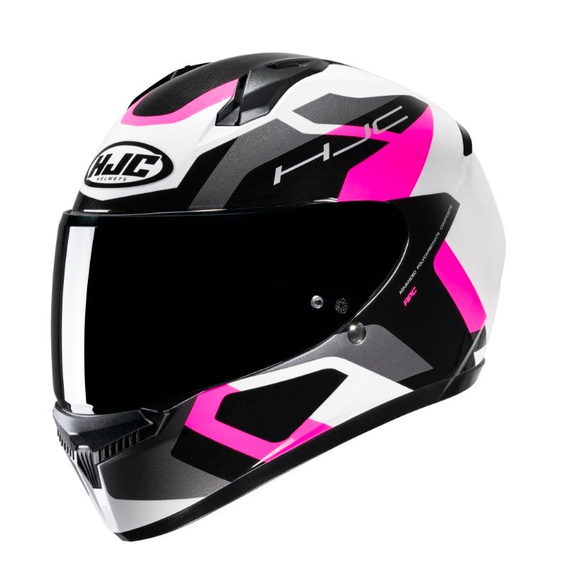 HJC Casque intégral HJC C10 - TINS — noir, rose et blanc