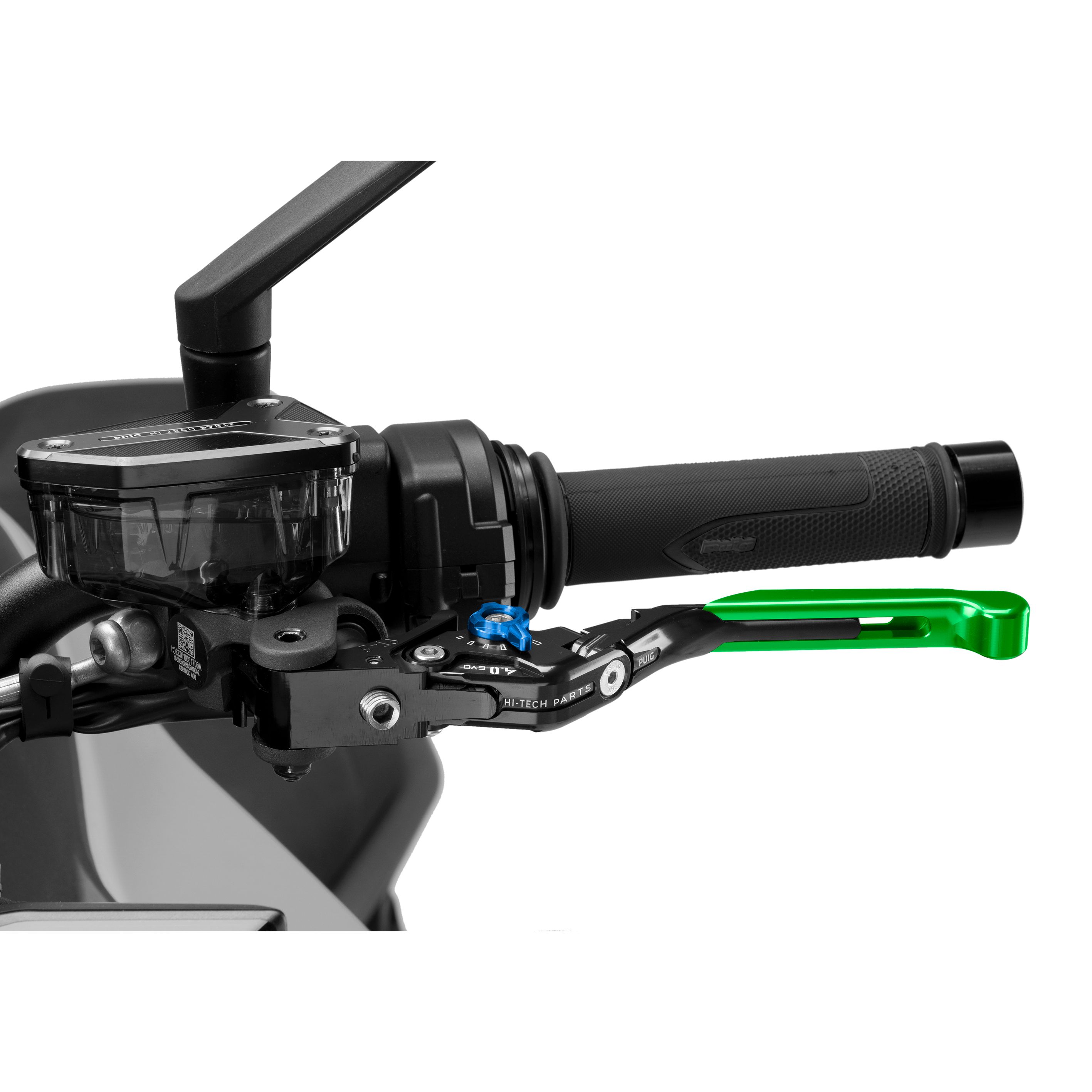 Levier d'embrayage Puig rabattable extensible 4.0 Vert