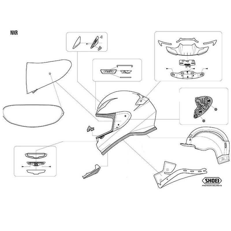 Ventilation Shoei NXR