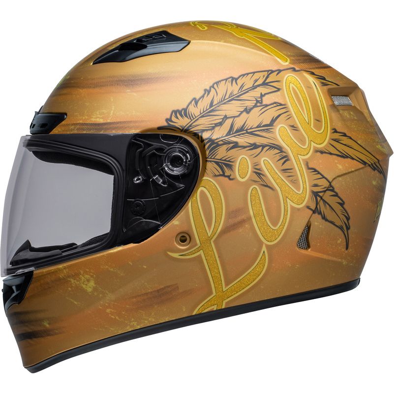 Image of Casque Bell QUALIFIER DLX - HART LUCK LIVE GOLD
