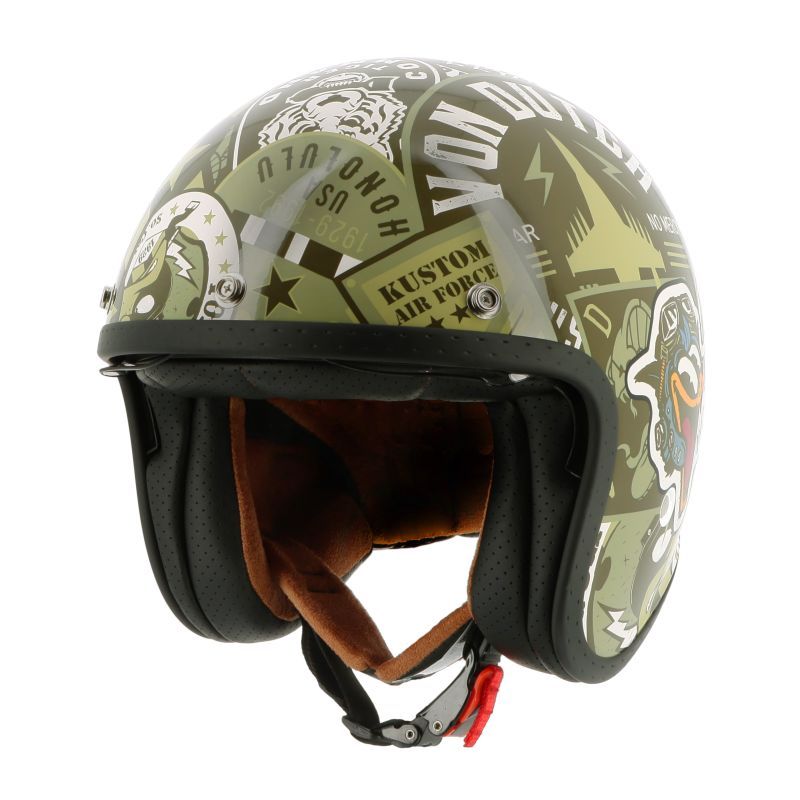 Casque jet Helstons VON DUTCH WILD CAT