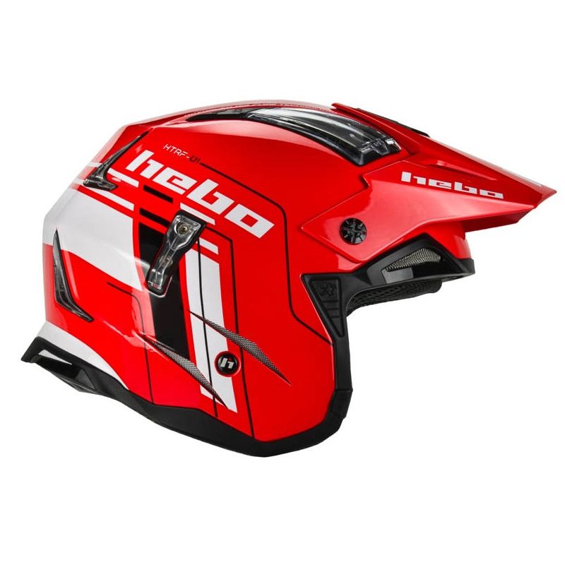Image of Casque trial Hebo ZONE 4 CONTACT RED 2022