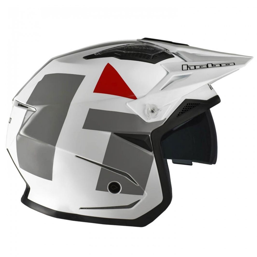 Image of Casque trial Hebo ZONE 5 H-TYPE WHITE 2022