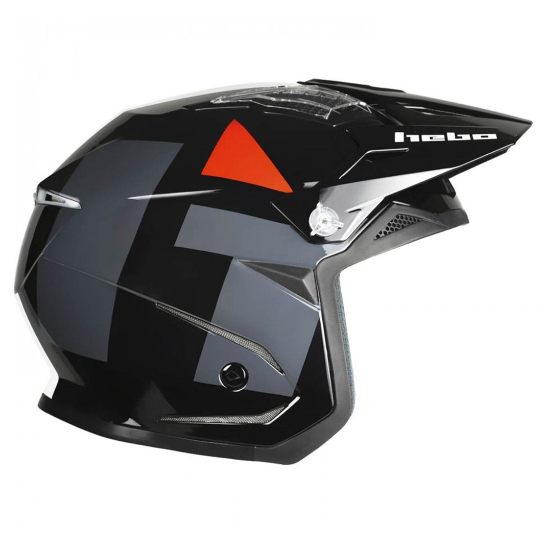 Image of Casque trial Hebo ZONE 5 H-TYPE BLACK 2022