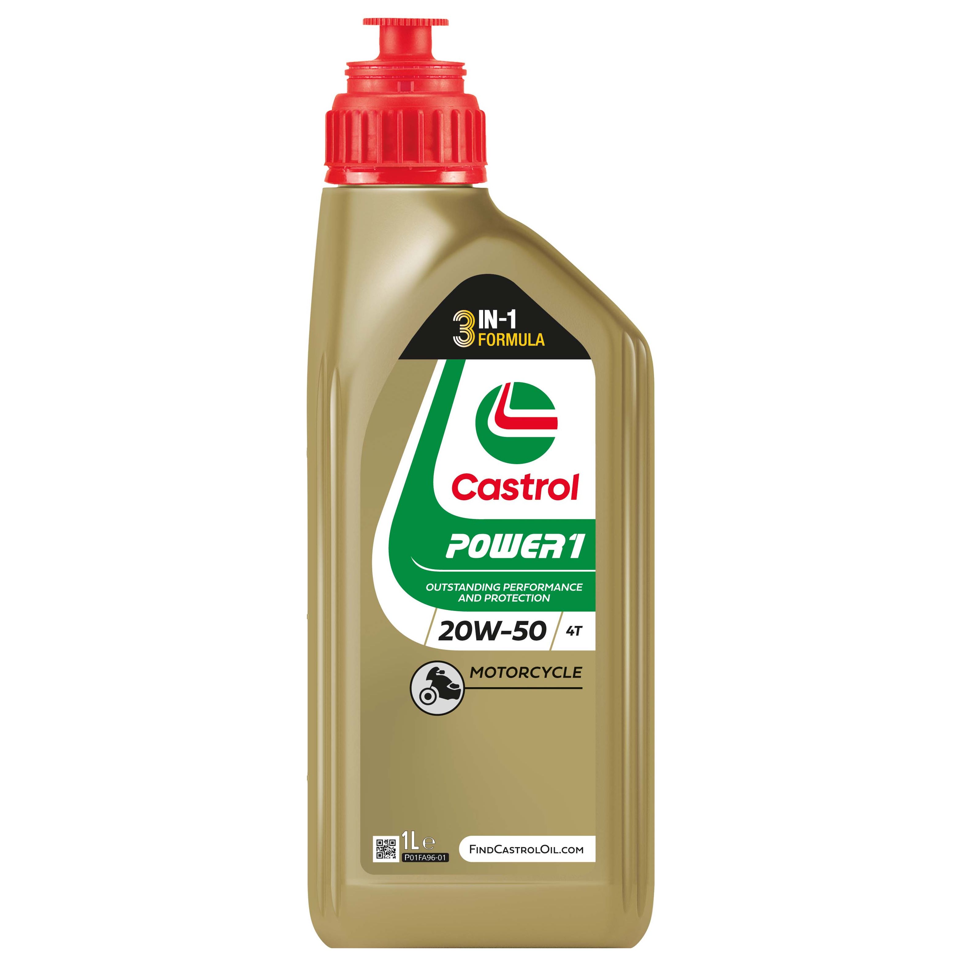 Huile moteur Castrol POWER 1 4T 20W50 1 LITRE