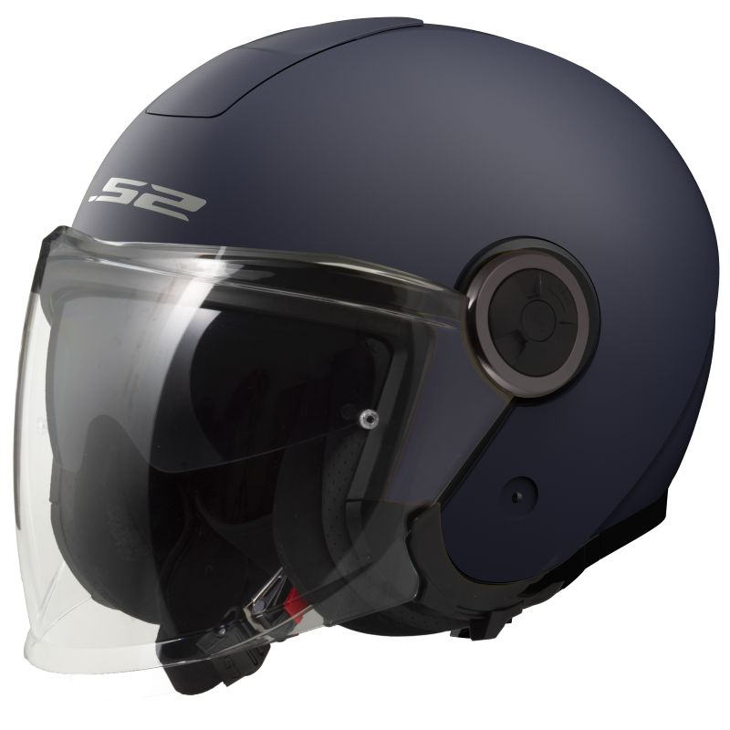 LS2 Casque jet LS2 OF620 CLASSY — bleu mat
