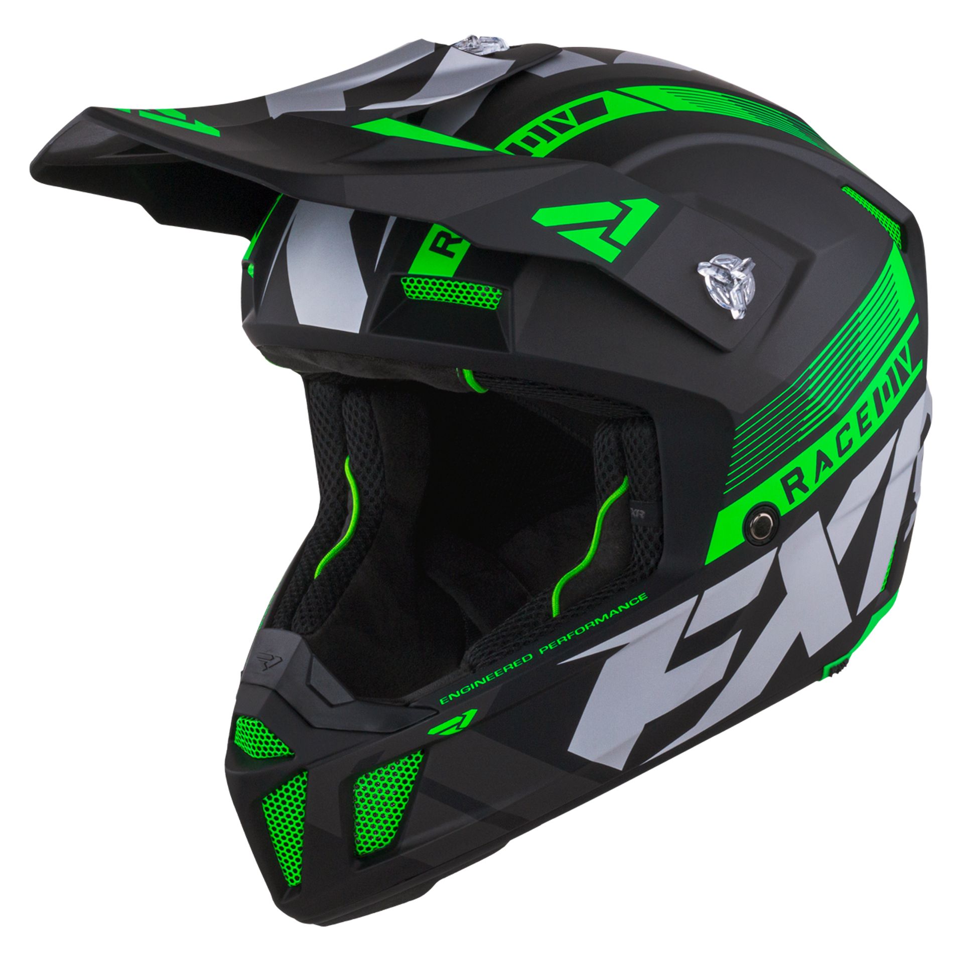 Casque cross FXR CLUTCH BOOST LIME 2021