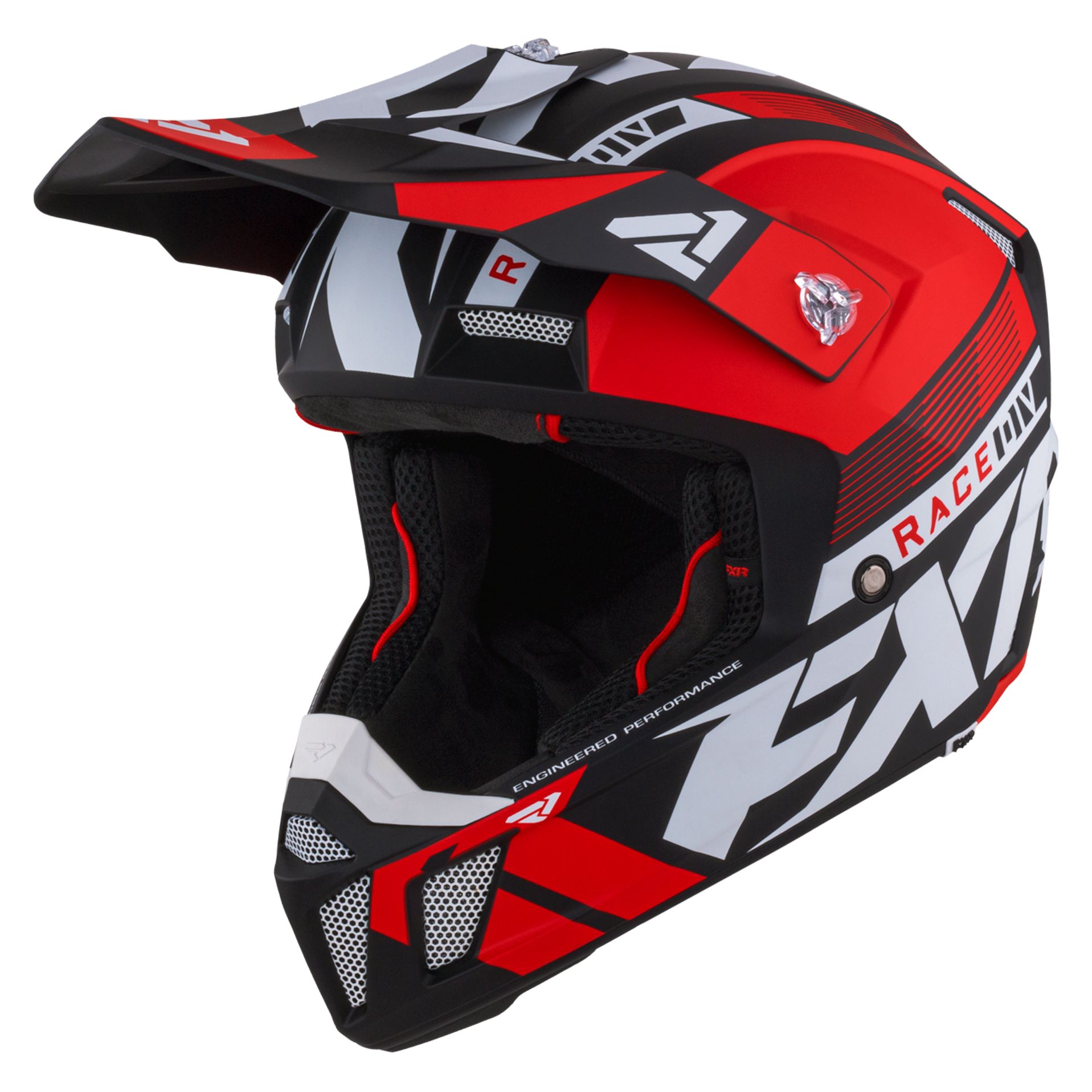 Image of Casque cross FXR CLUTCH BOOST RED 2021