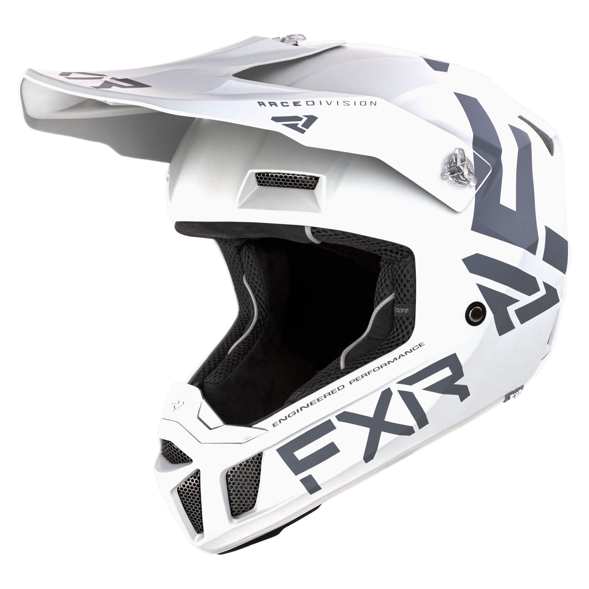Image of Casque cross FXR CLUTCH CX WHITE 2021