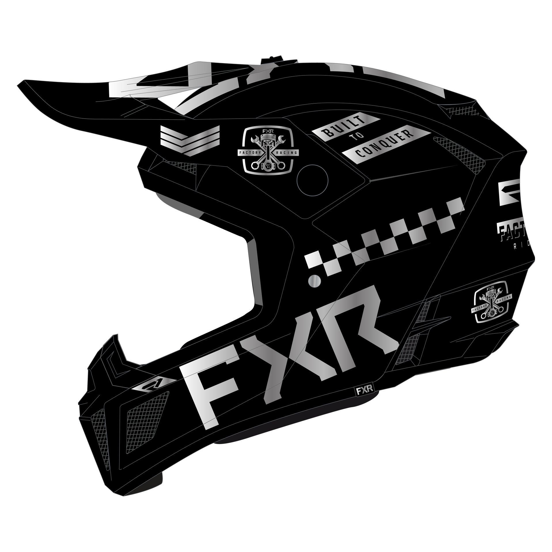 Casque cross FXR CLUTCH GLADIATOR 24 2024