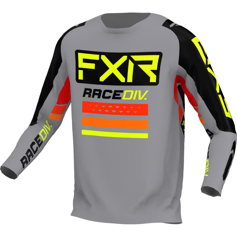 Image of Maillot cross FXR CLUTCH PRO GREY/BLACK/HIVIS 2022