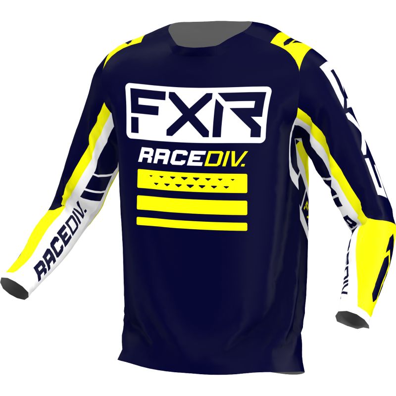 Image of Maillot cross FXR CLUTCH PRO MIDNIGHT/WHITE/YELLOW 2022