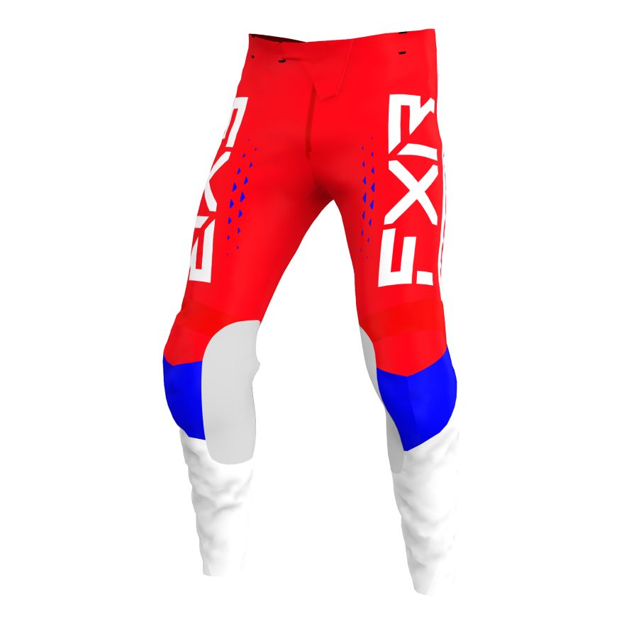 Image of Pantalon cross FXR CLUTCH PRO RED/ROYAL BLUE/WHITE 2022
