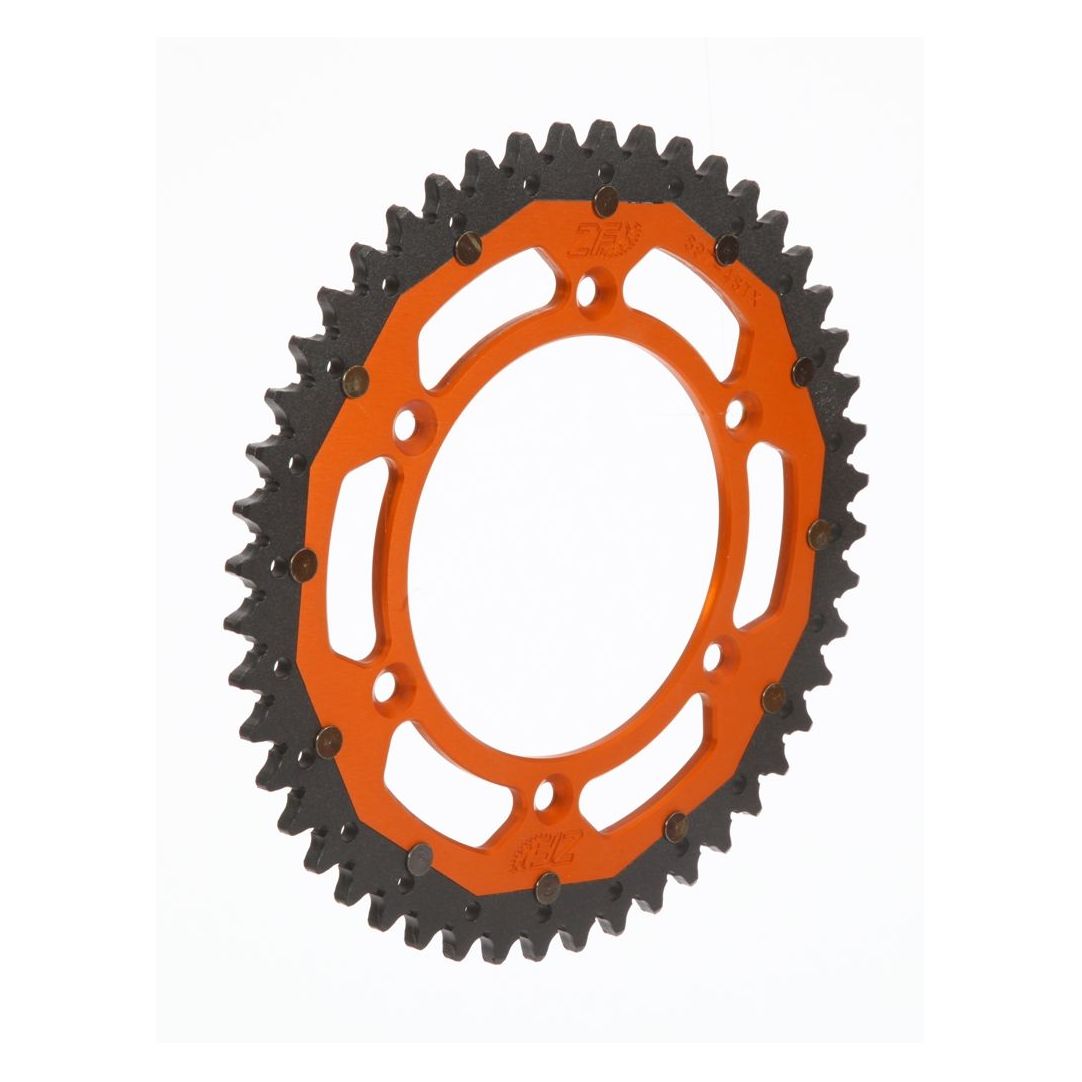Bud Racing alu/steel dual 50 teeth sprocket