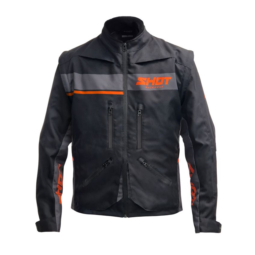 SHOT Veste enduro Shot CONTACT ASSAULT 2023 — noir et orange