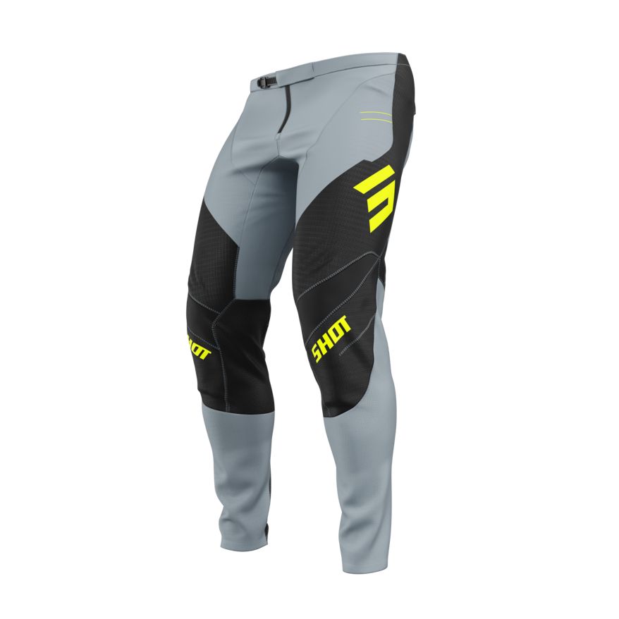 SHOT Pantalon cross Shot CONTACT - SHIELD 2025 — jaune