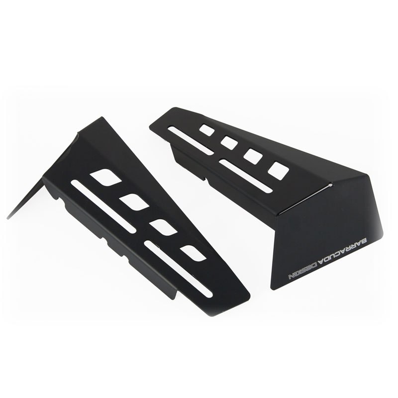 Ecope de radiateur Barracuda En Aluminium noir