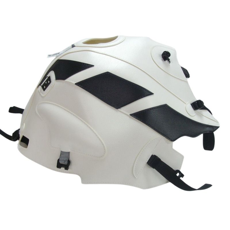 Tapis de réservoir Bagster Blanc/Déco Noire