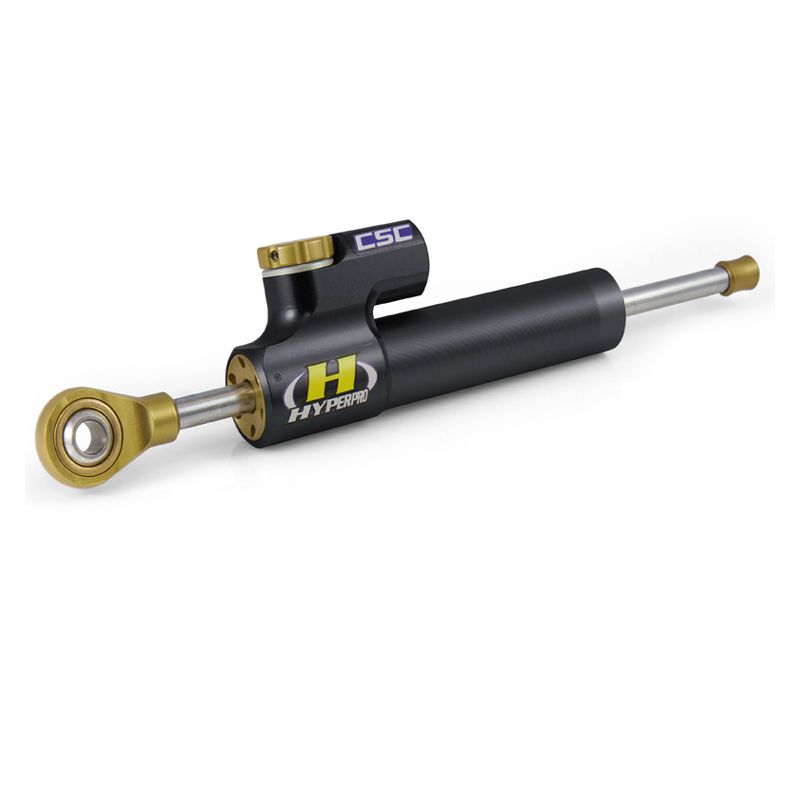 Amortisseur de direction Hyperpro Verin de direction Noir Type csc 68 mm