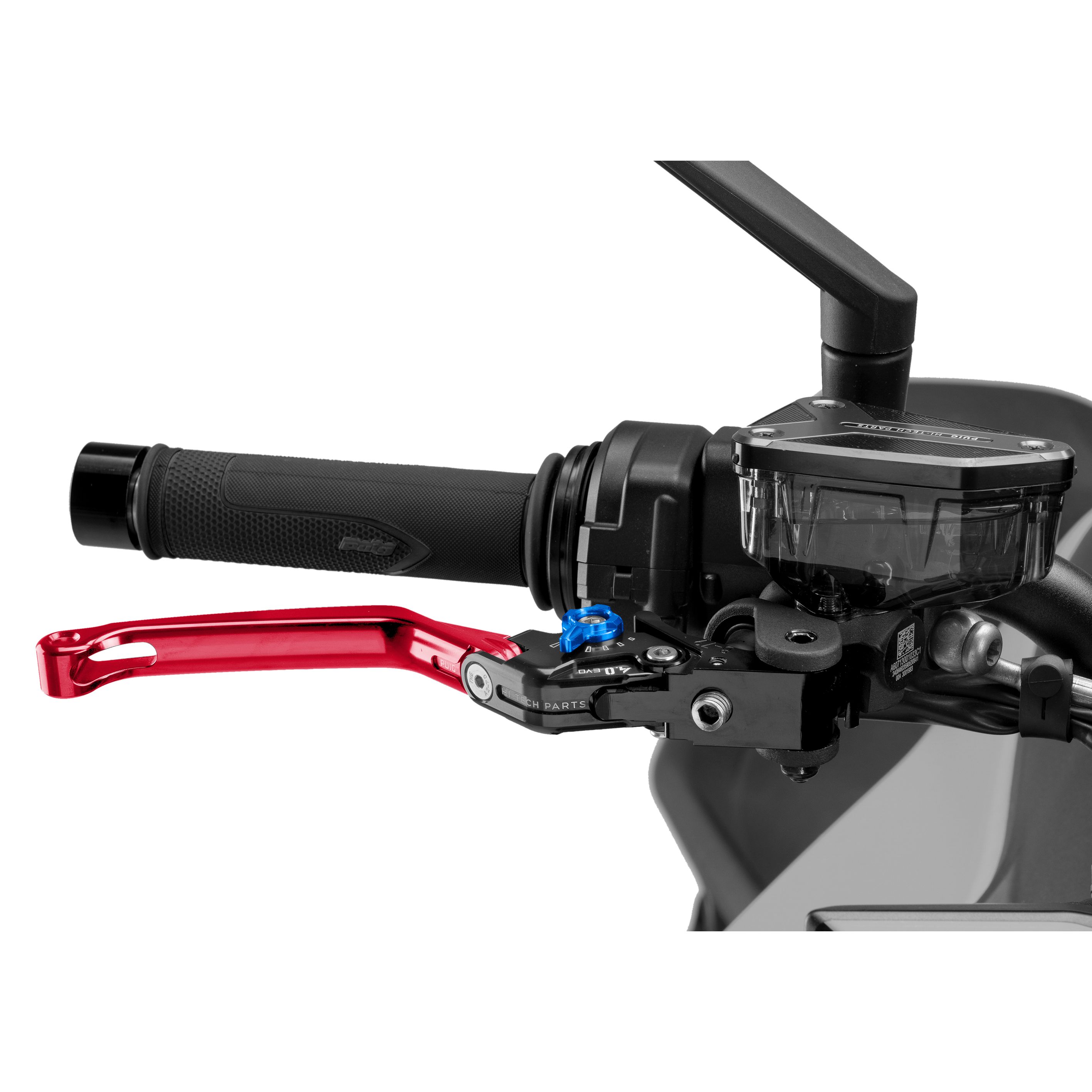 Levier de frein Puig rabattable 4.0 rouge