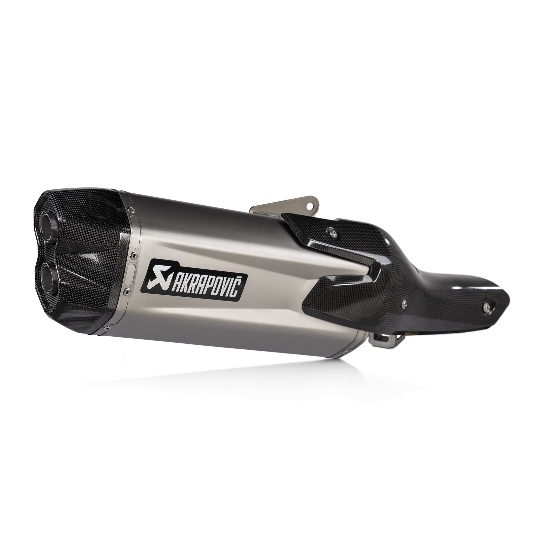 Silencieux Akrapovic Titane noir embout Carbone