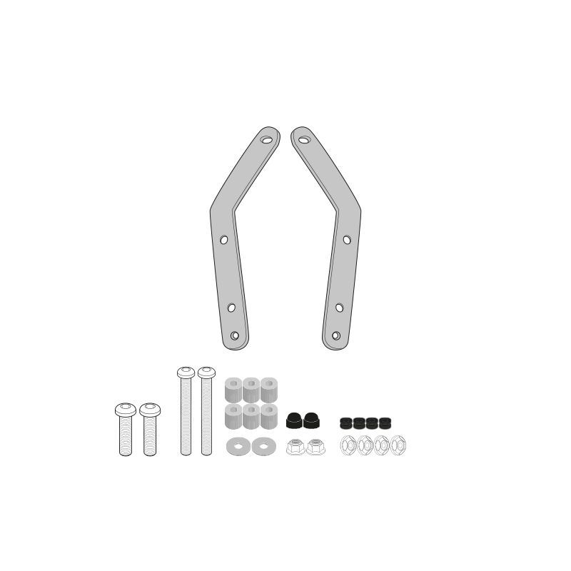 Kit de fixation Bulle Givi Pour la bulle D6104ST