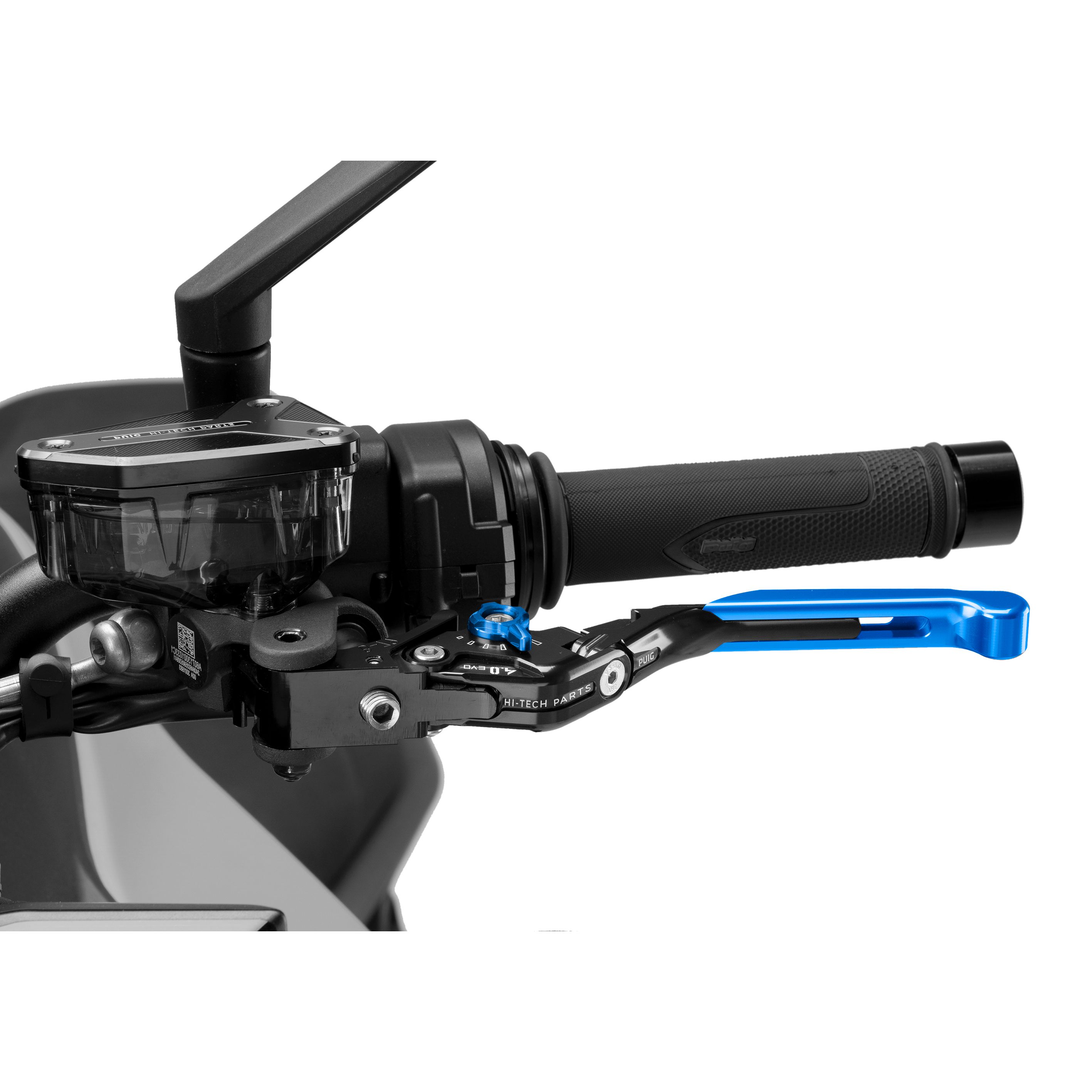 Levier d'embrayage Puig rabattable extensible 4.0 Bleu