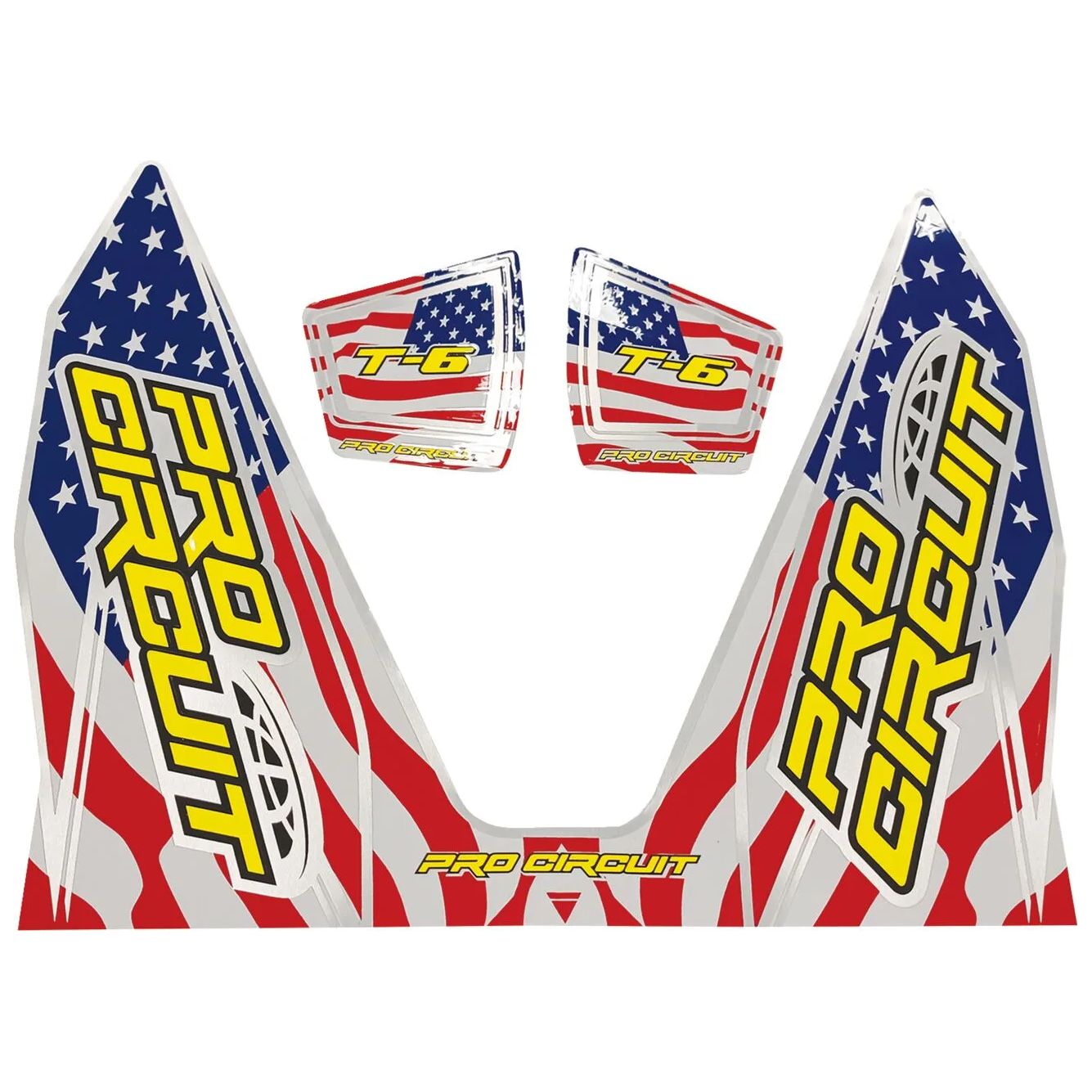 Stickers Pro Circuit T6 STARS AND STRIPES