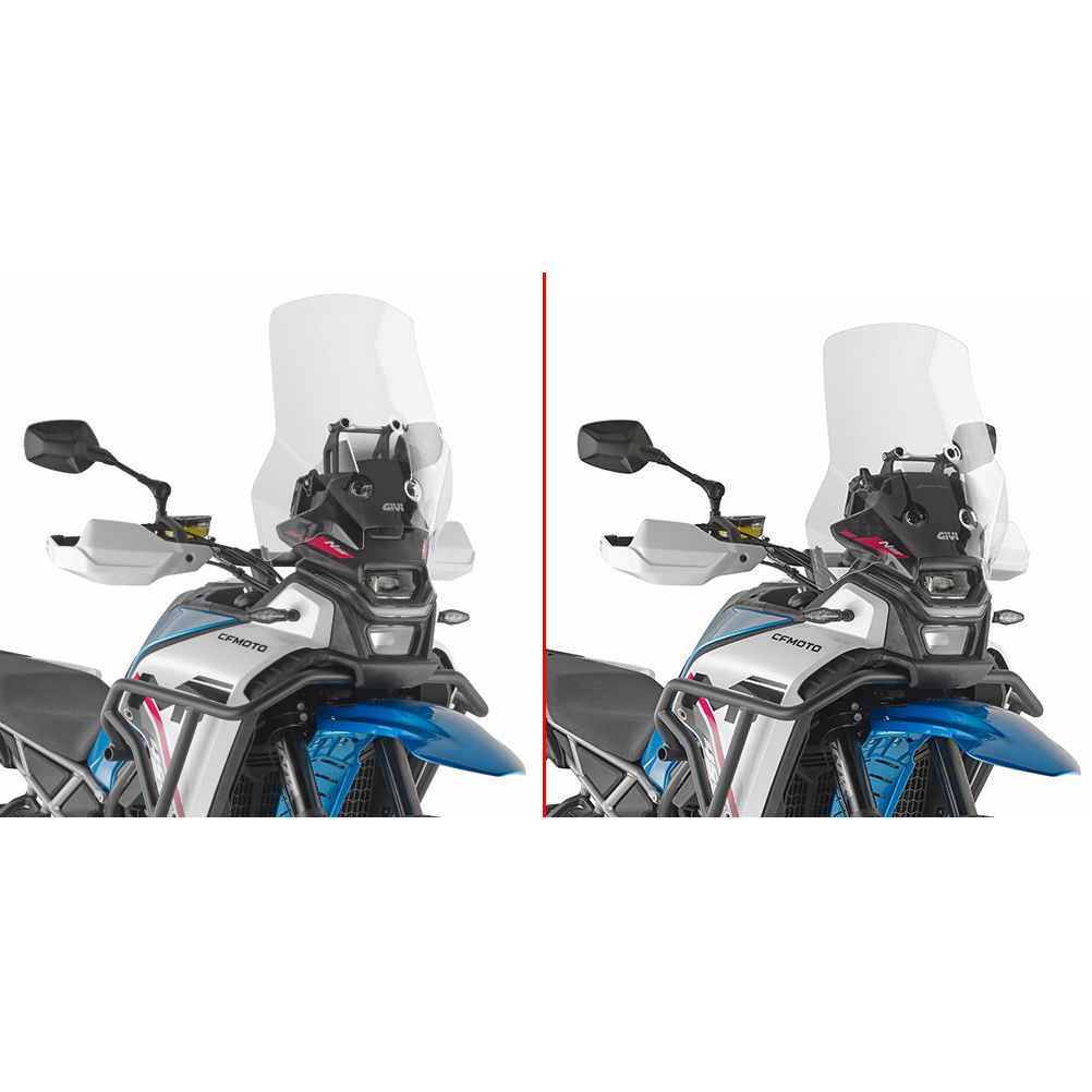 Bulle Givi Haute protection (+ 13 cm)