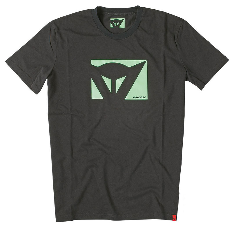 T-shirt Manches Courtes Dainese Color New Black Green