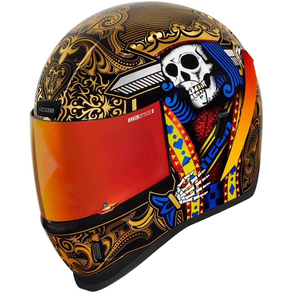 Image of Casque Icon AIRFORM - SUICIDE KING