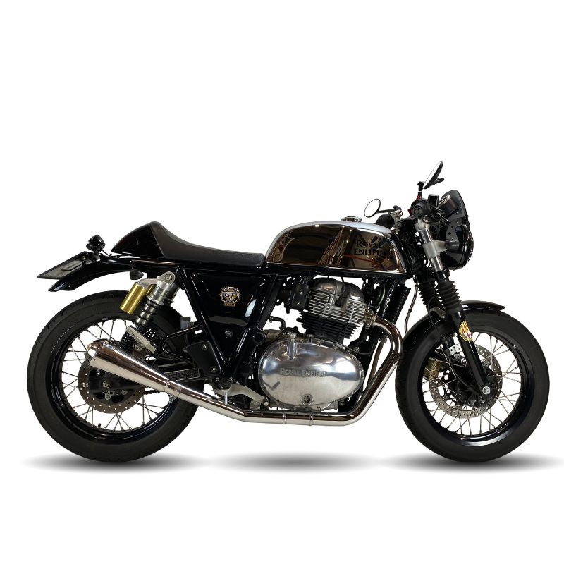Ixil Ironhead conical stainless steel silencer left